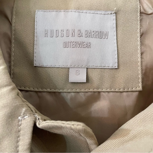 Hudson and Barrow Lightweight Oversized Tan Shirt Jacket - Mens: Small. - Picture 5 of 11